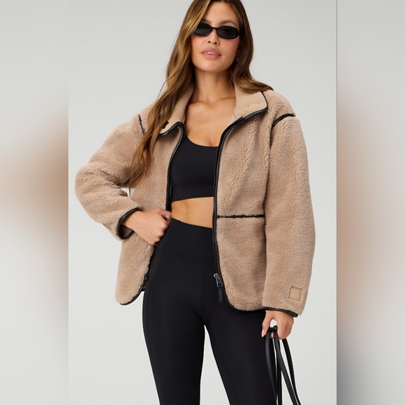 Fabletics Teddy Mid-Length Jacket - Picture 3 of 3